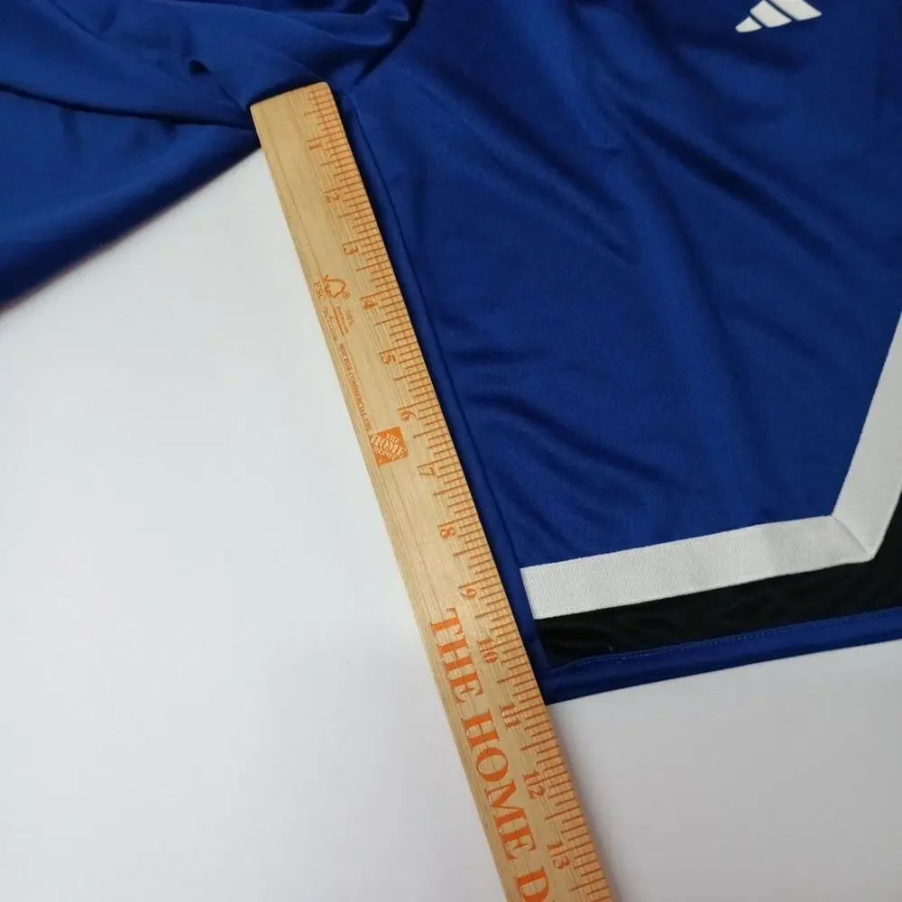 Men adidas Pro Block Aeroready Basketball Shorts Size S Blue‎